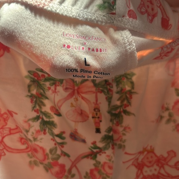 LOVESHACKFANCY x ROLLER RABBIT merry monkey pj set - Picture 4 of 8